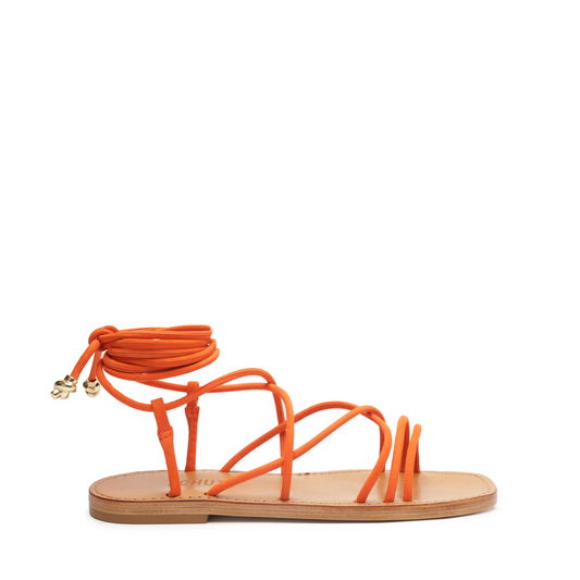 Magdalena Sandal OLD 5 Flame Orange Suede - Schutz Shoes