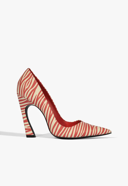 Lexi Pump WINTER 24 5 Red Leather - Schutz Shoes