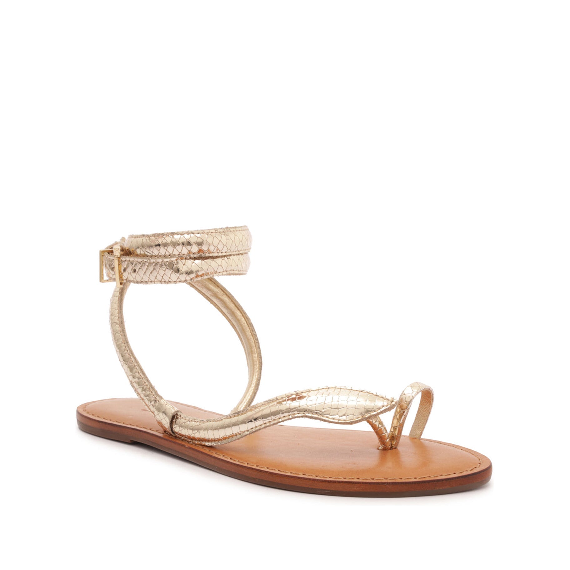 Courtney Metallic Leather Sandal OLD - Schutz Shoes