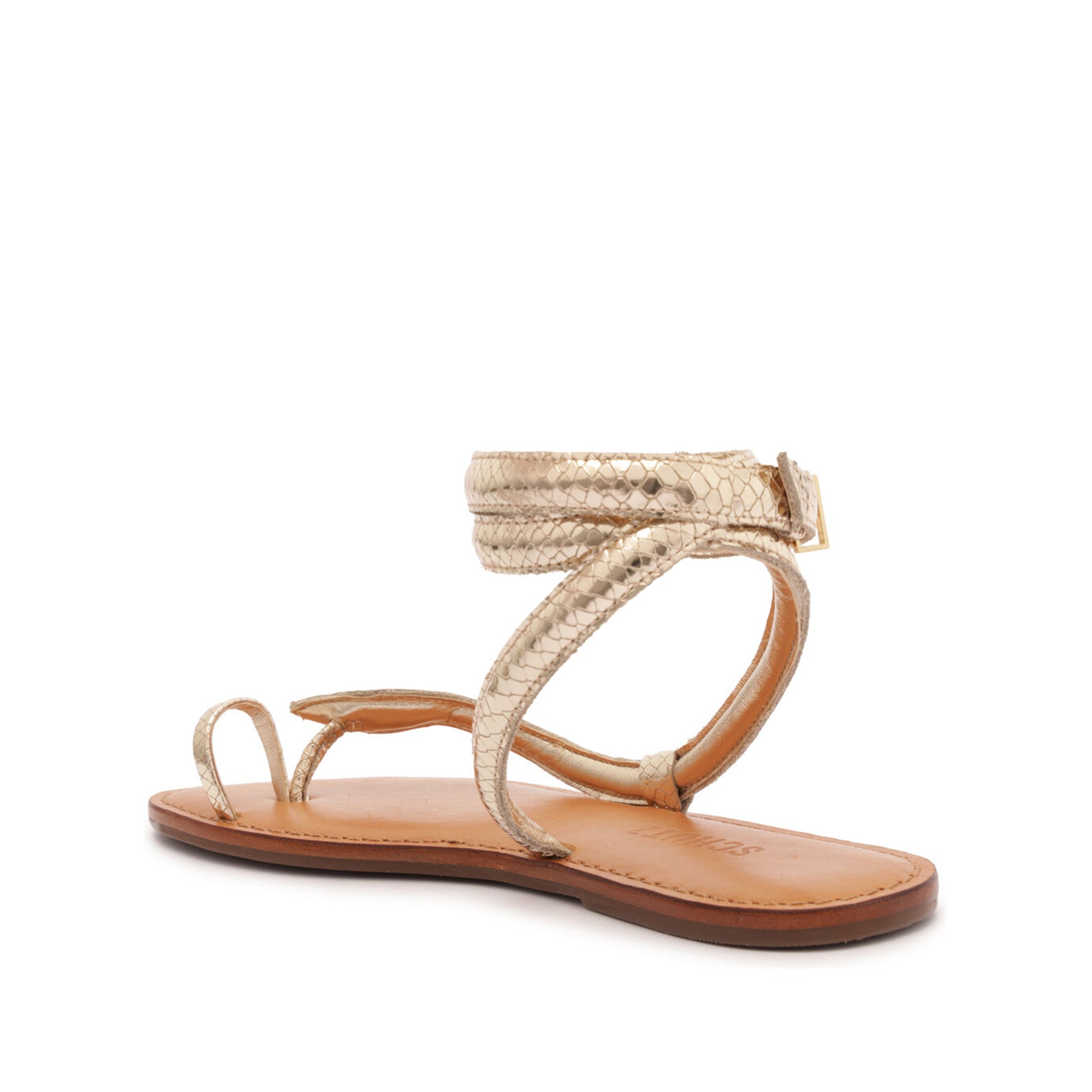 Courtney Metallic Leather Sandal OLD - Schutz Shoes