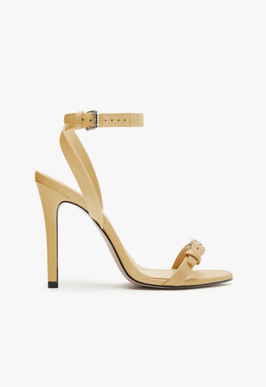Aurora Sandal RESORT 25 5 Beige Leather - Schutz Shoes