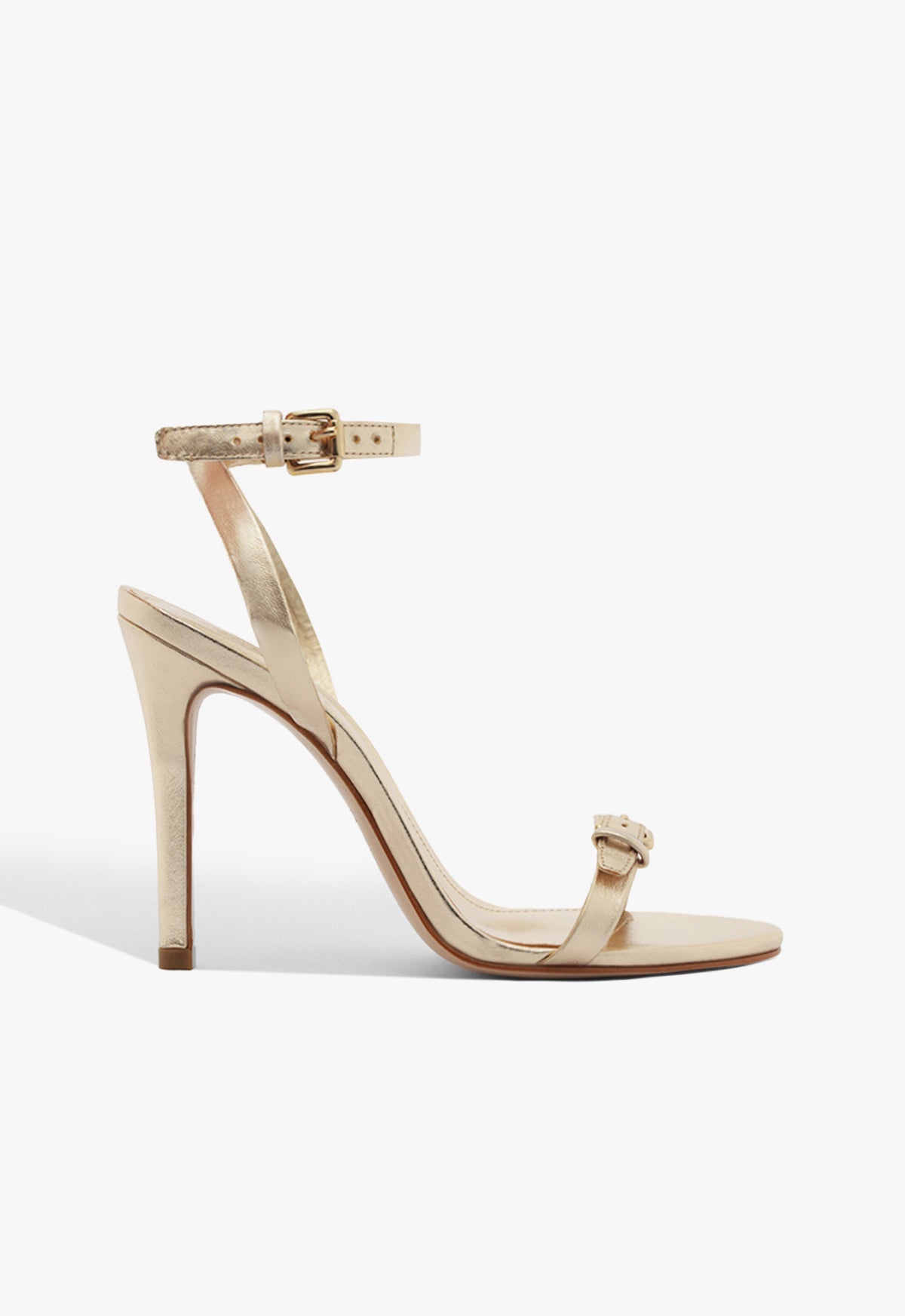 Aurora Sandal SPRING 25 5 Platina Metallic - Schutz Shoes