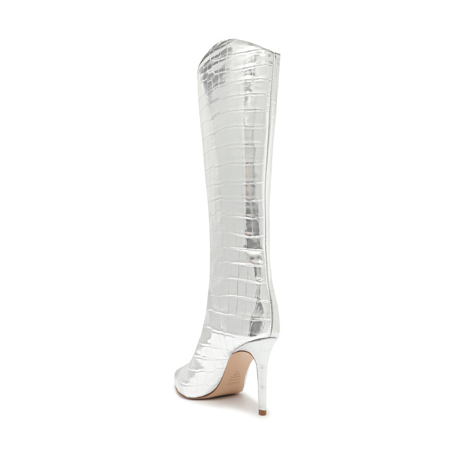 Maryana Crocodile-Embossed Leather Boot OLD - Schutz Shoes