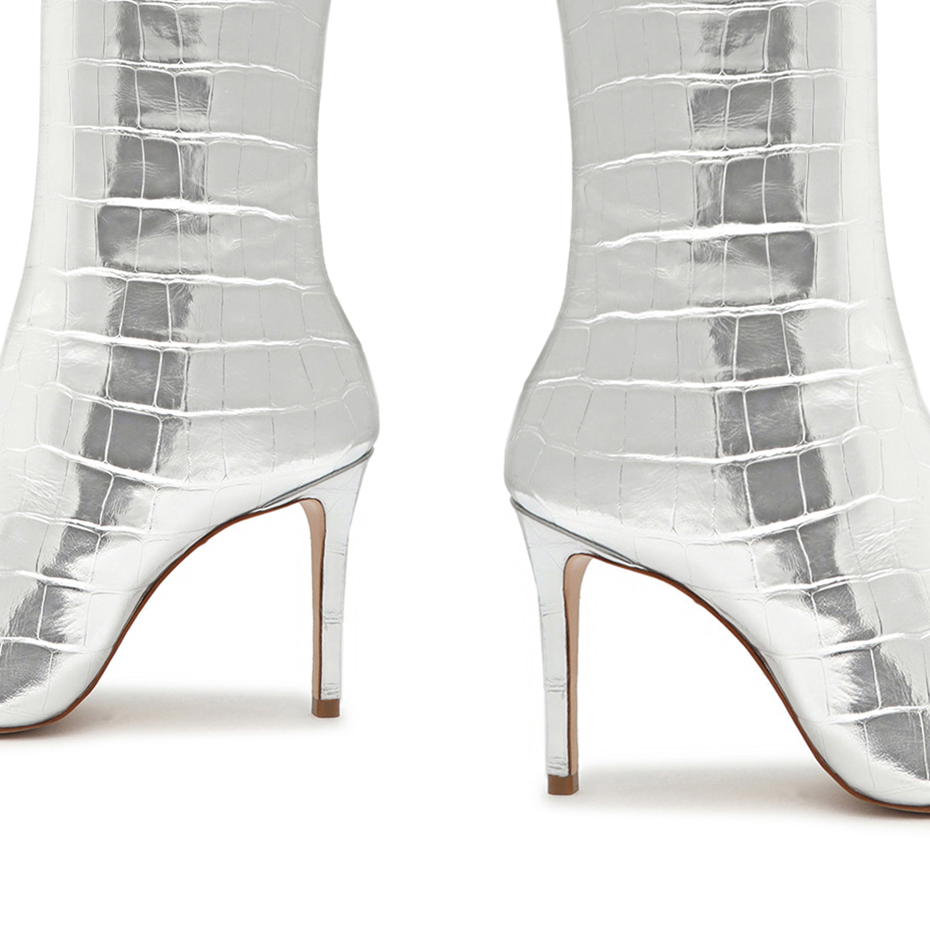 Maryana Crocodile-Embossed Leather Boot OLD - Schutz Shoes