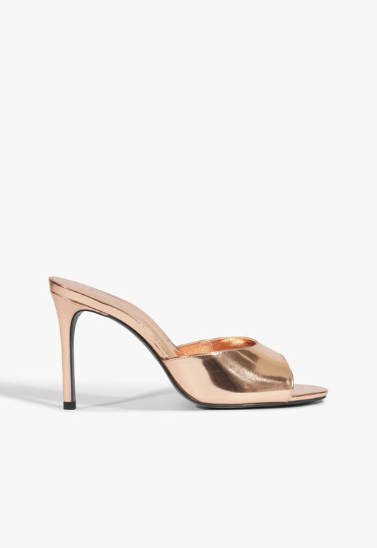 Cloe Sandal HIGH SUMMER 25 5 Salmon Metallic - Schutz Shoes