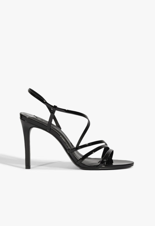 Annie Sandal RESORT 25 5 Black Patent - Schutz Shoes
