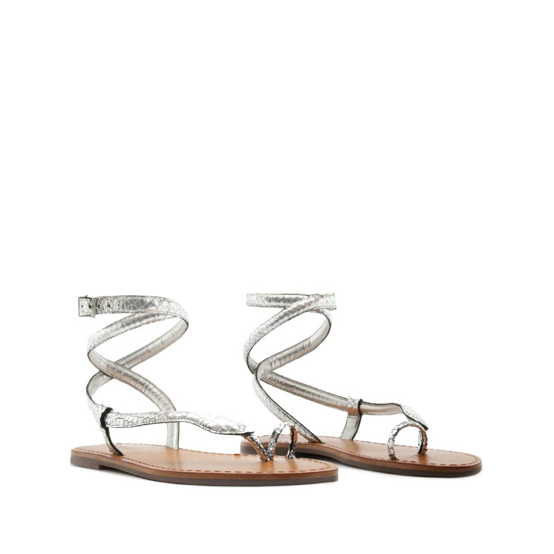 Courtney Metallic Leather Sandal OLD - Schutz Shoes