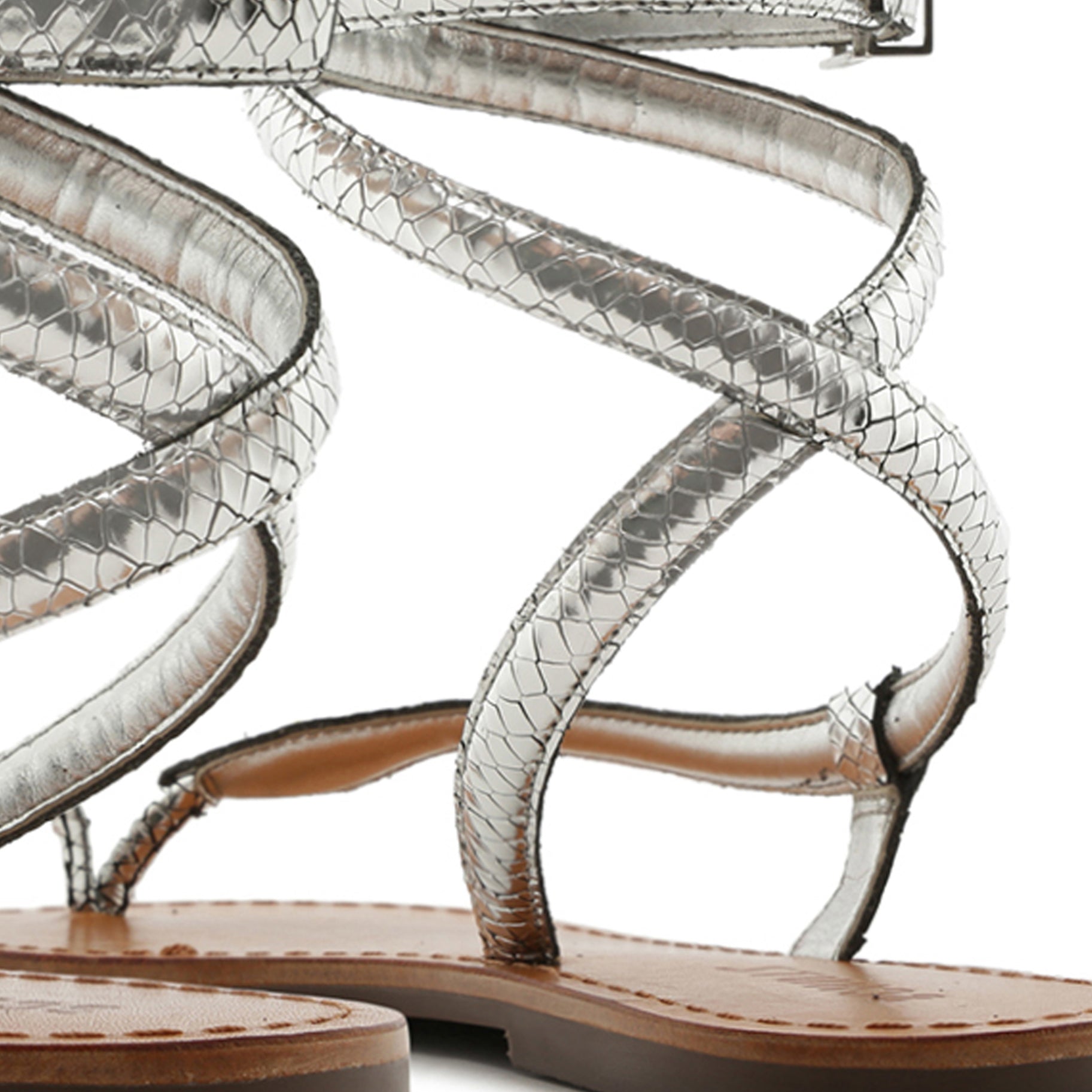 Courtney Metallic Leather Sandal OLD - Schutz Shoes
