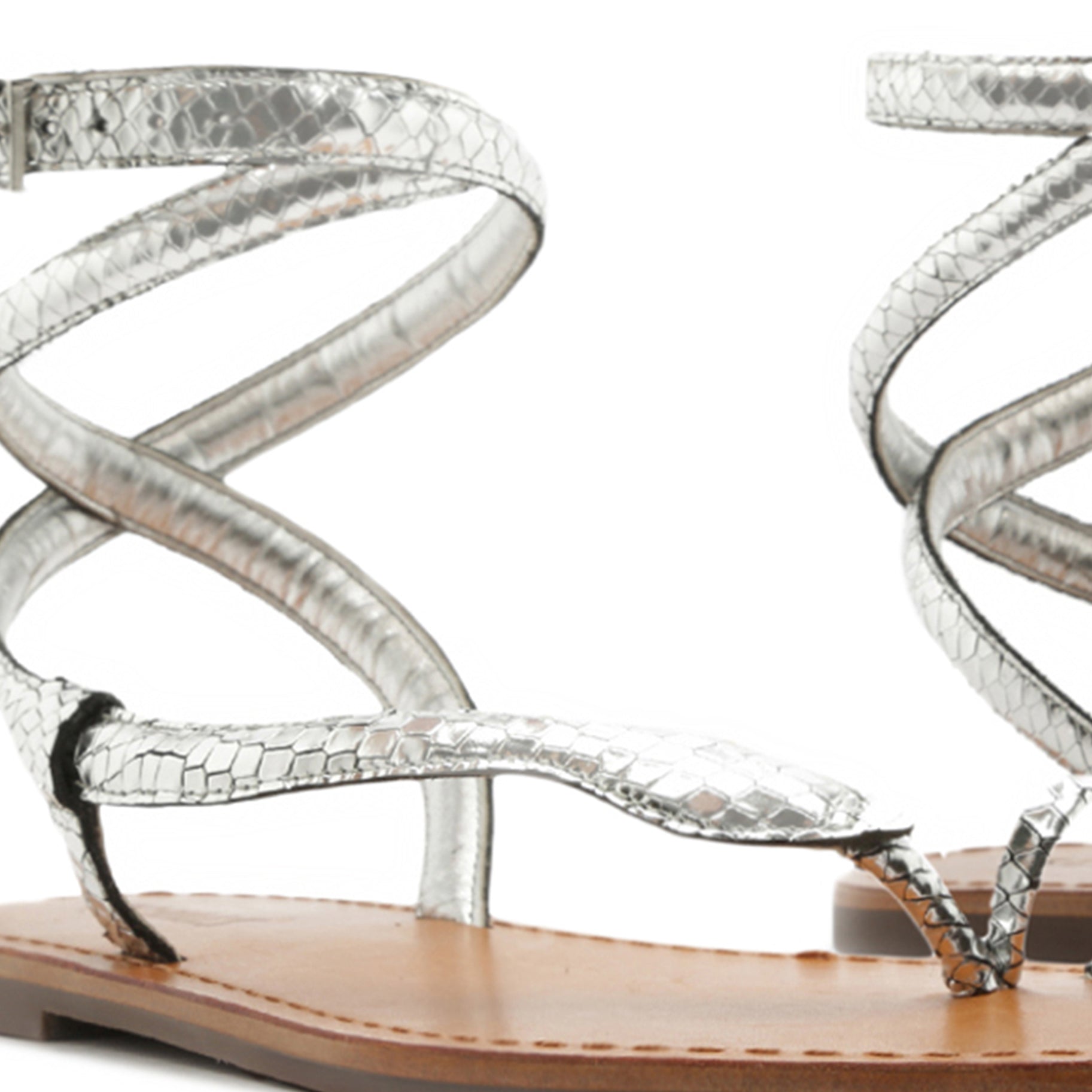 Courtney Metallic Leather Sandal OLD - Schutz Shoes