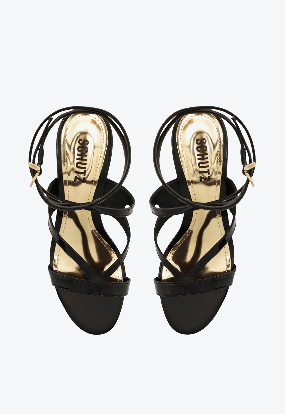 Stephanie Block Patent Sandal PRE FALL 24 - Schutz Shoes