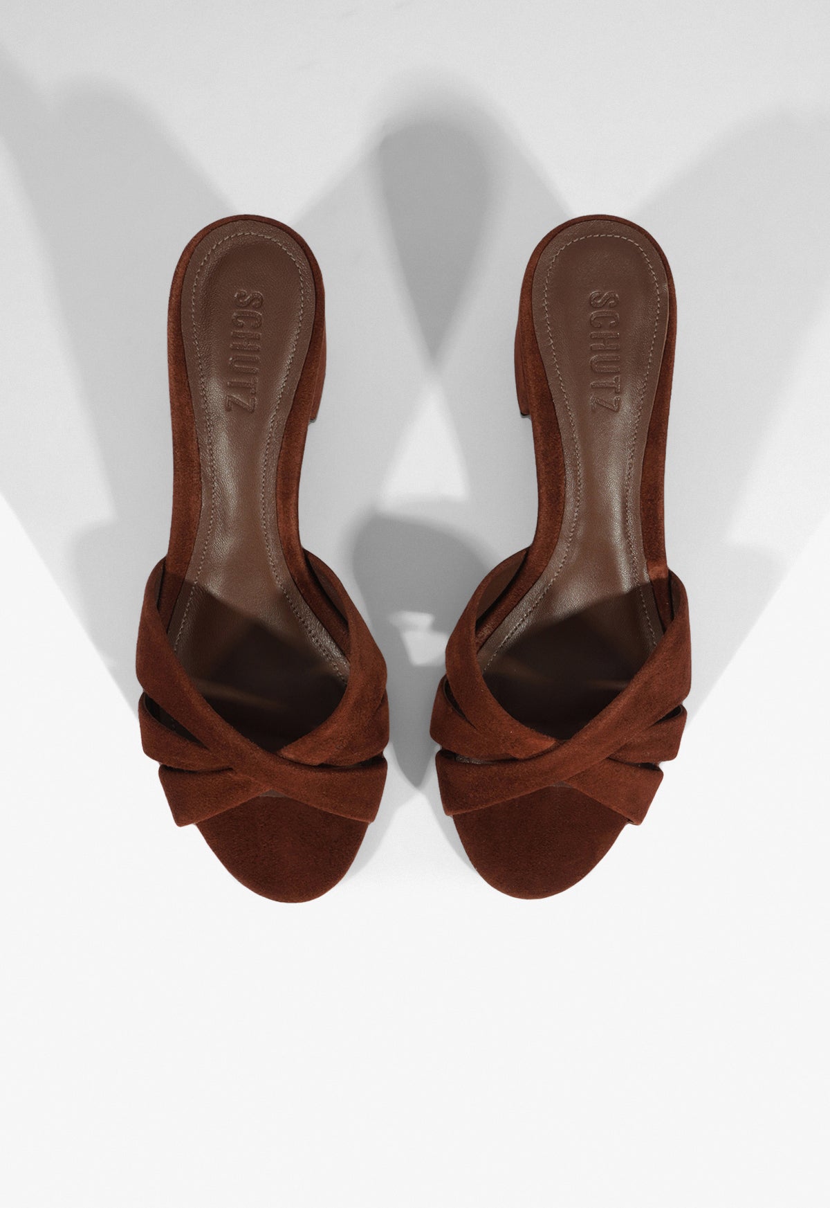 Keefa Block Mule Suede Sandal PRE FALL 25 - Schutz Shoes