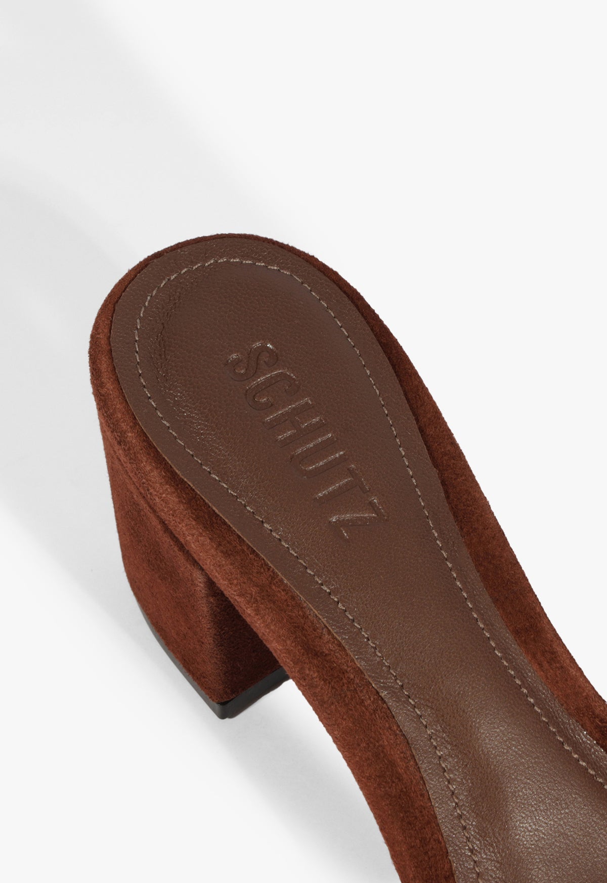 Keefa Block Mule Suede Sandal PRE FALL 25 - Schutz Shoes