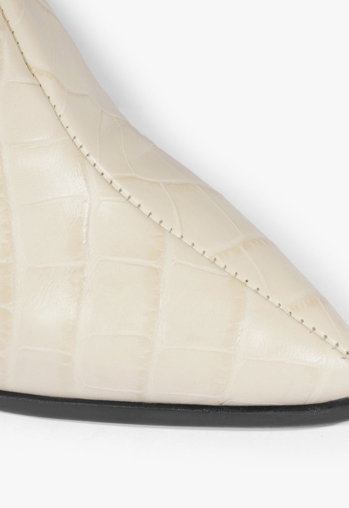 Maryana Block Crocodile-Embossed Leather Boot FALL 24 - Schutz Shoes