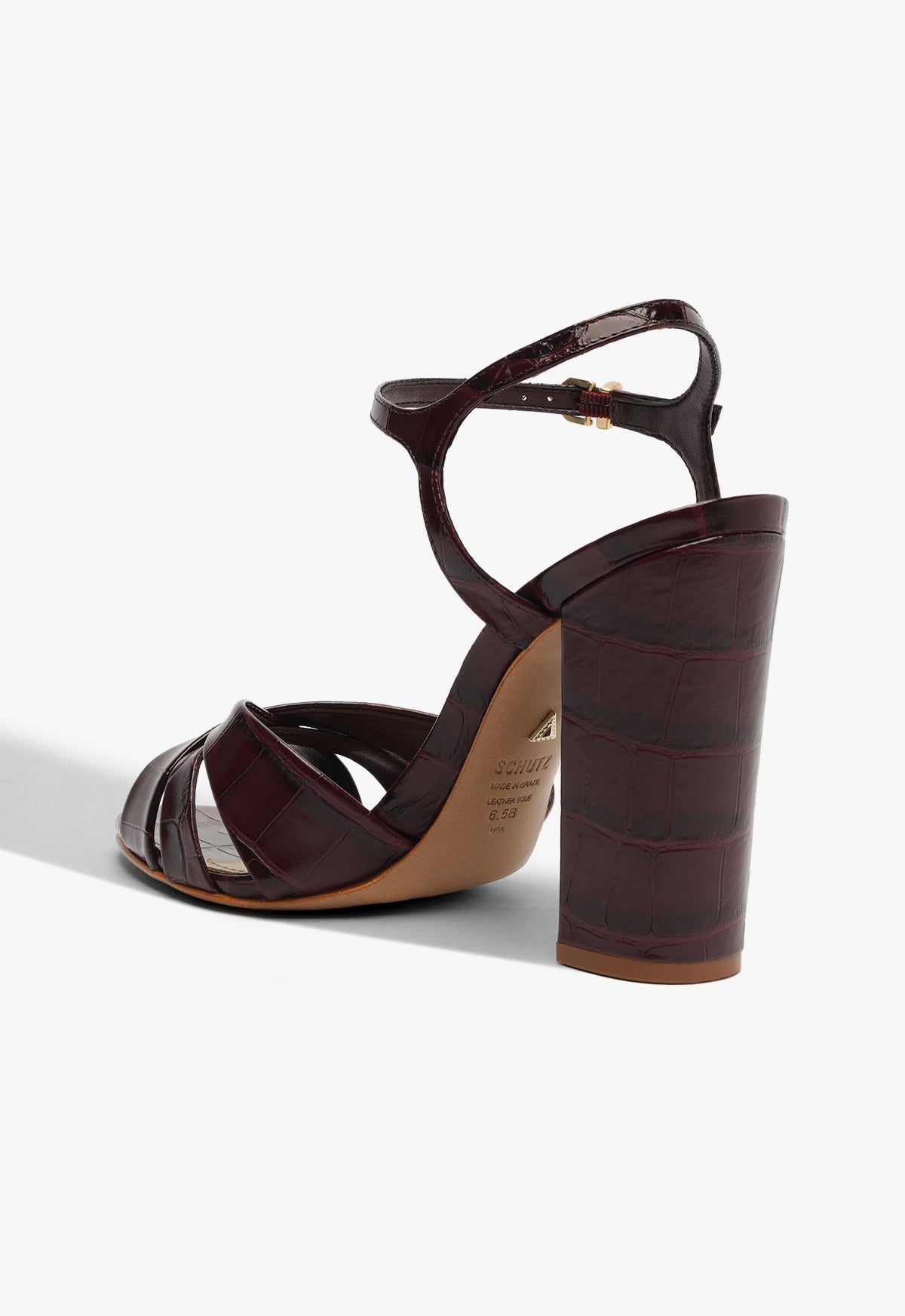 Keefa Block Croc Sandal FALL 24 - Schutz Shoes