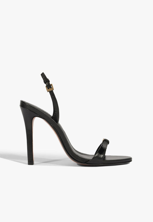 Aurora Sling Leather Sandal Pre Fall 25 5 Black Leather - Schutz Shoes