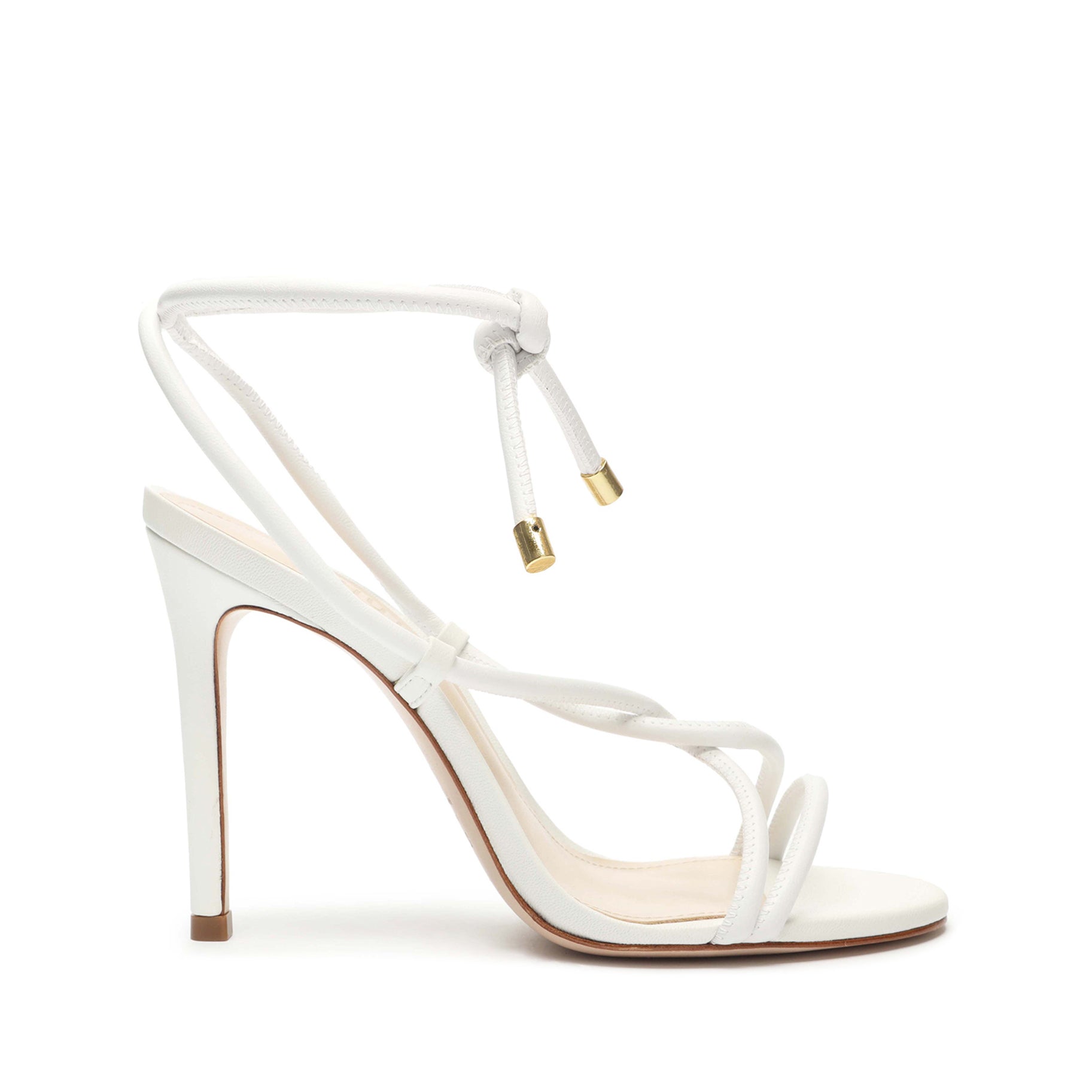 Dale Leather Sandal OLD 5 White Ecower - Schutz Shoes