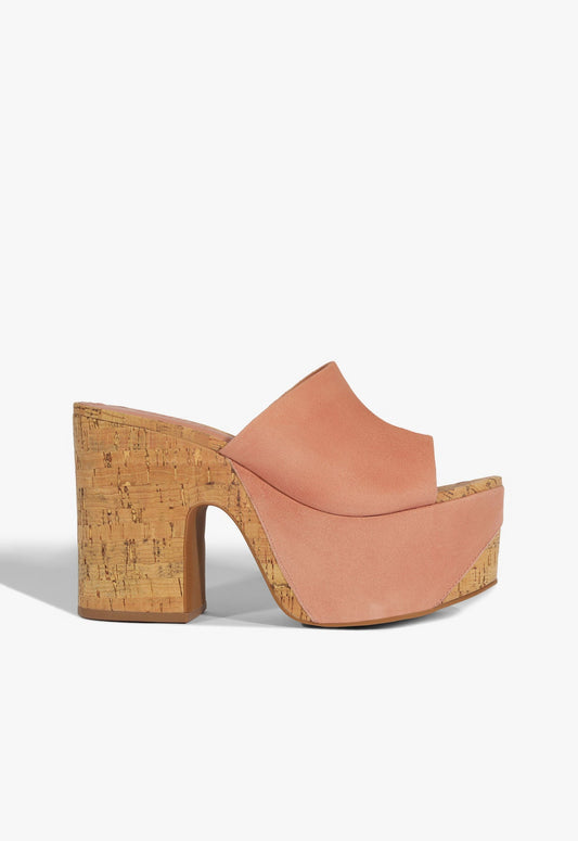 Dalle Wave Platform Sandal SPRING 25 5 Pink Suede - Schutz Shoes