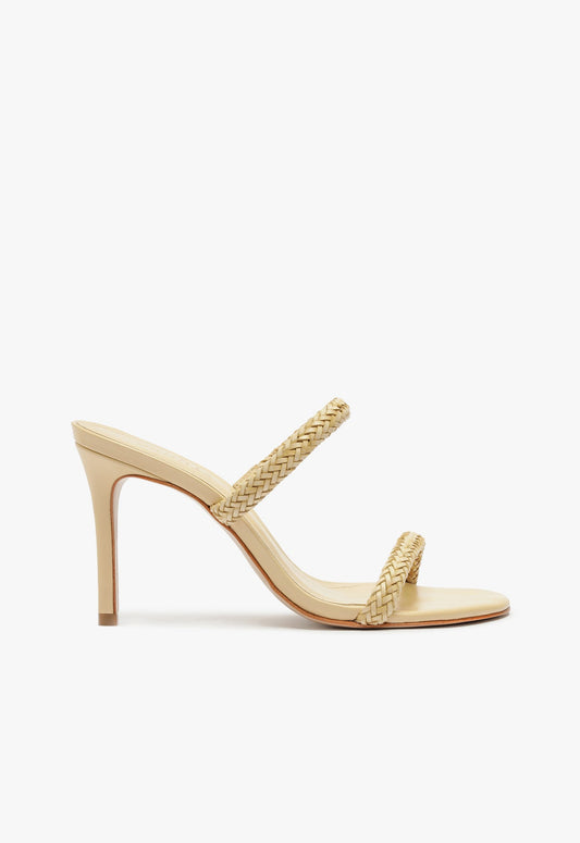 Taliah Woven Sandal SPRING 25 5 Beige Synthetic - Schutz Shoes