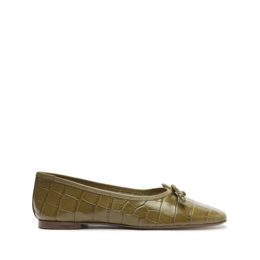 Arissa OLD 5 Moss Green Crocodile-Embossed Leather - Schutz Shoes