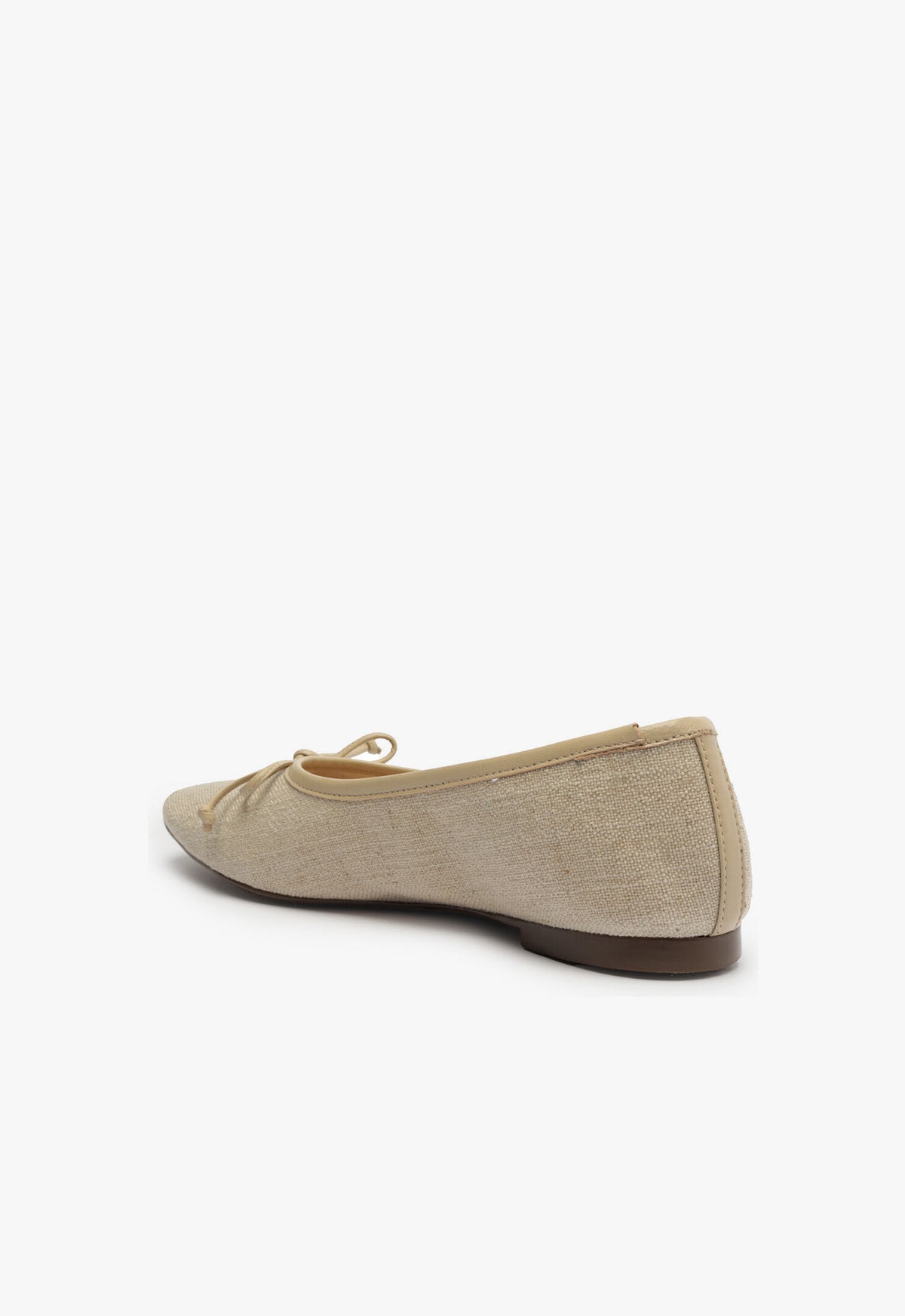 Arissa Beige Linen Ballet Flat OLD - Schutz Shoes