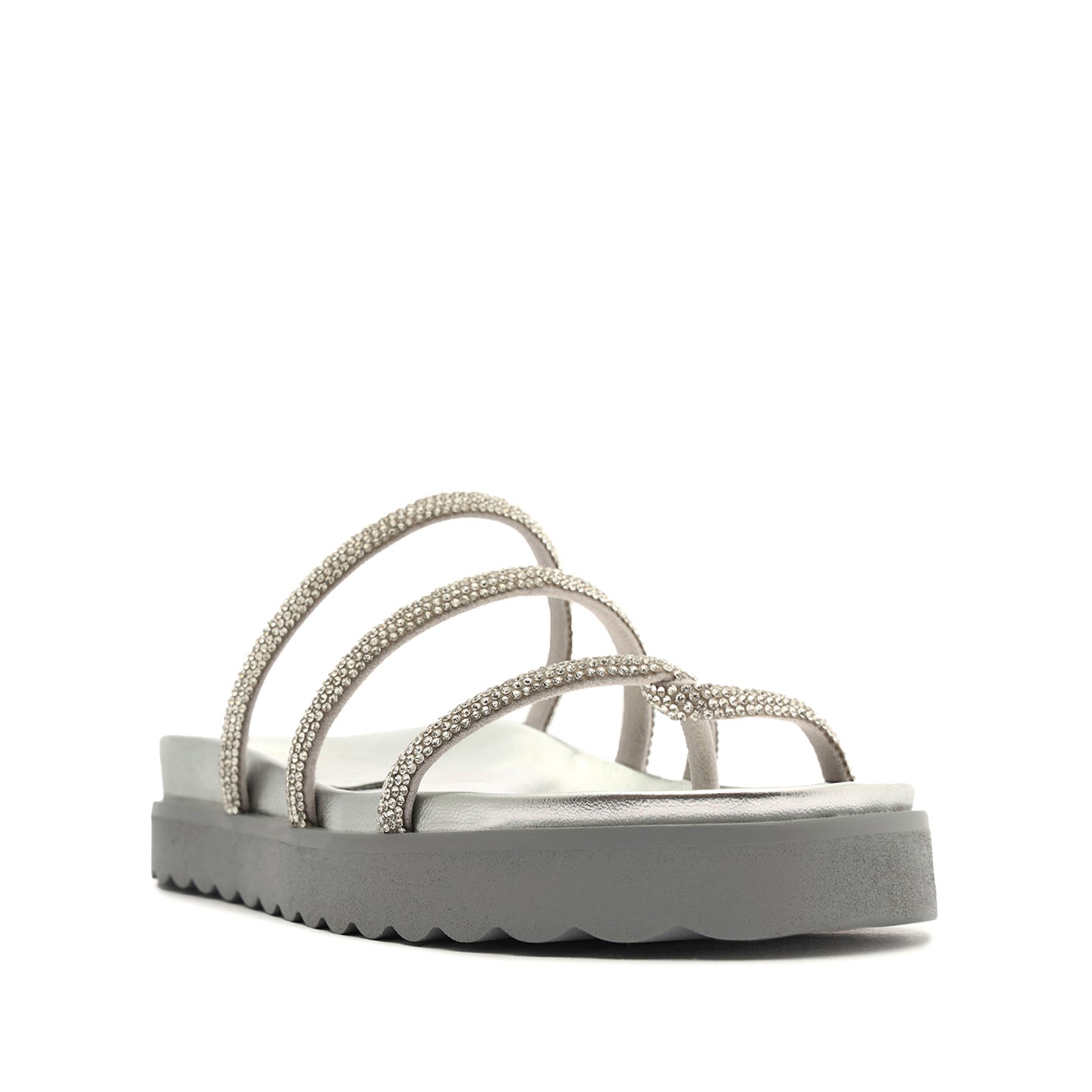 Phoebe Sporty Metallic Nappa Leather Sandal OLD - Schutz Shoes