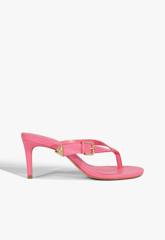 Ethel Leather Sandal SUMMER 25 5 Pink Leather - Schutz Shoes