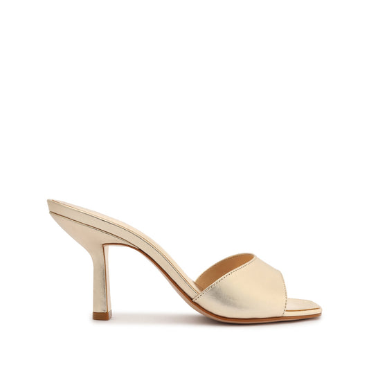 Posseni Metallic Leather Sandal OLD 5 Gold Metallic Leather - Schutz Shoes
