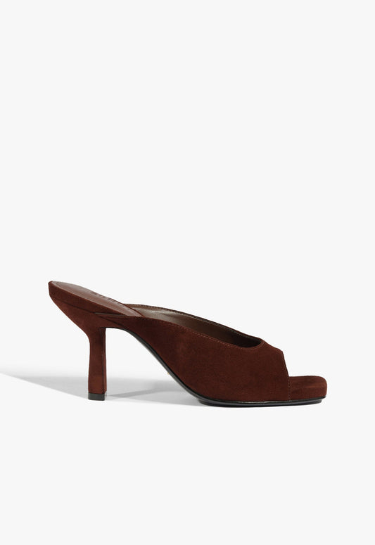 Finley Suede Sandal Pre Fall 25 5 Chestnut Brown Suede - Schutz Shoes