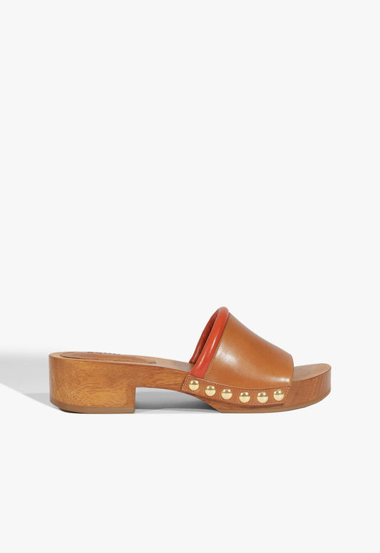 Shay Sandal SPRING 25 5 Brown Leather - Schutz Shoes