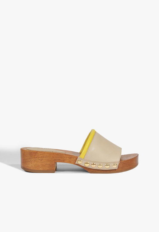 Shay Sandal SPRING 25 5 Beige Leather - Schutz Shoes