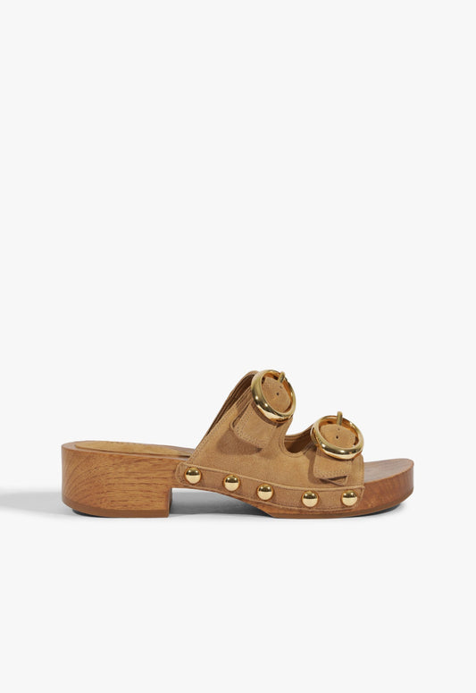 Juno Sandal HIGH SUMMER 25 5 Sandstone Leather - Schutz Shoes