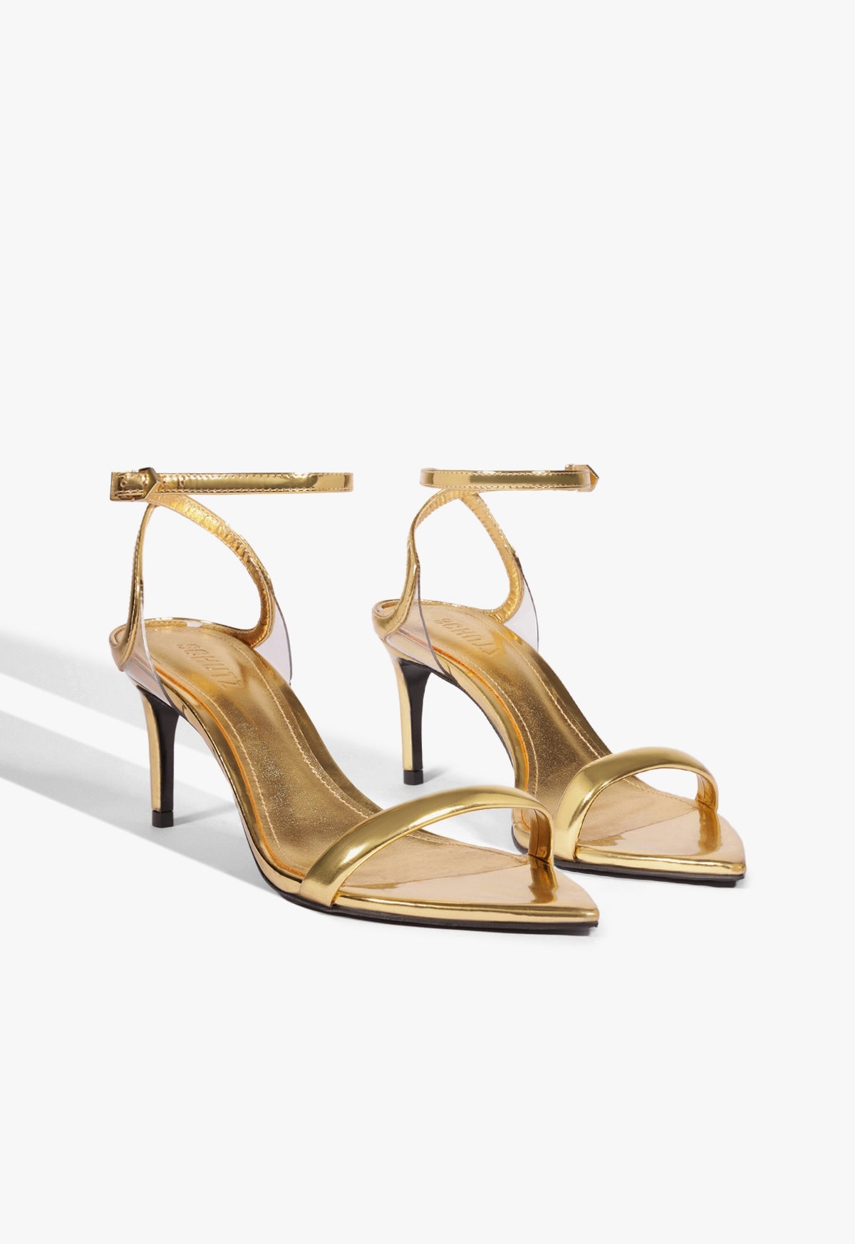 Skye Mid Stiletto Specchio Leather Sandal OLD - Schutz Shoes
