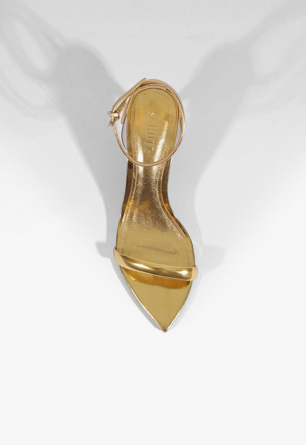 Skye Mid Stiletto Specchio Leather Sandal OLD - Schutz Shoes