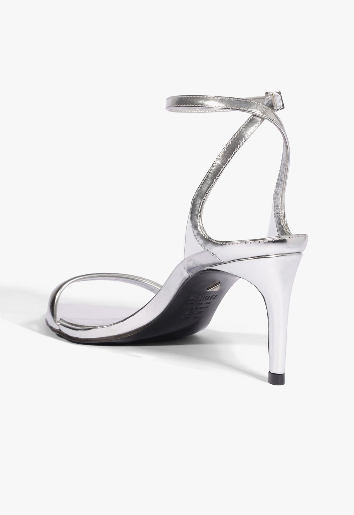 Skye Mid Stiletto Specchio Leather Sandal OLD - Schutz Shoes