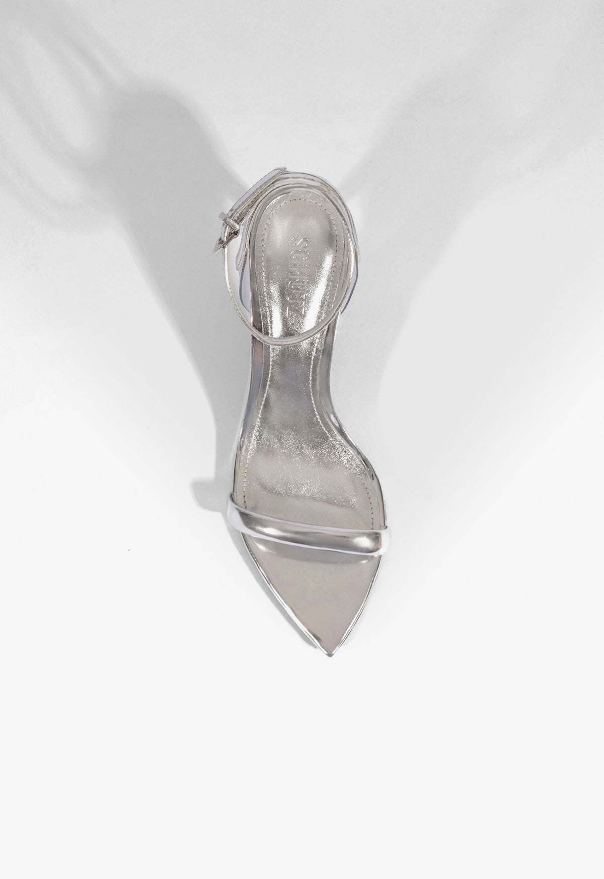 Skye Mid Stiletto Specchio Leather Sandal OLD - Schutz Shoes