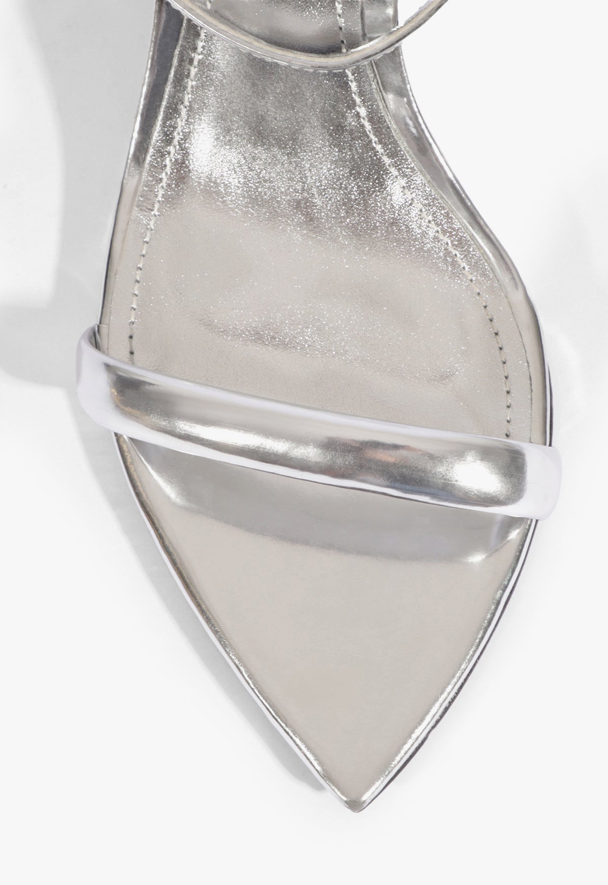Skye Mid Stiletto Specchio Leather Sandal OLD - Schutz Shoes