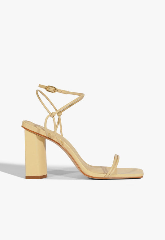 Pompeii Sandal SPRING 25 5 Beige Leather - Schutz Shoes