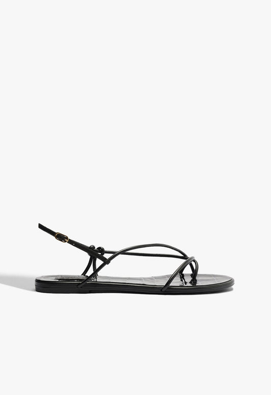 Malta Synthetic Sandal RESORT 25 5 Black Synthetic - Schutz Shoes