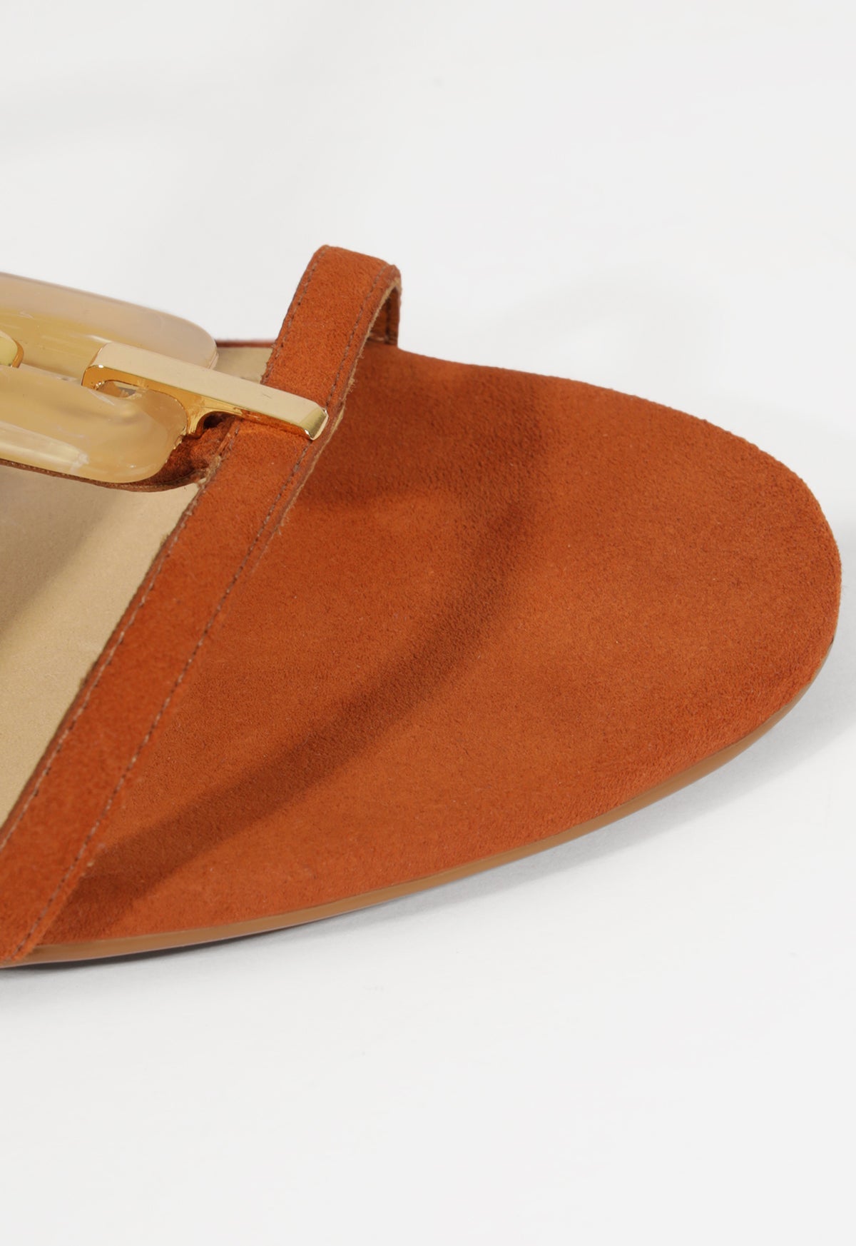 Cassandra Brown Suede Flat Sandal SPRING 25 - Schutz Shoes