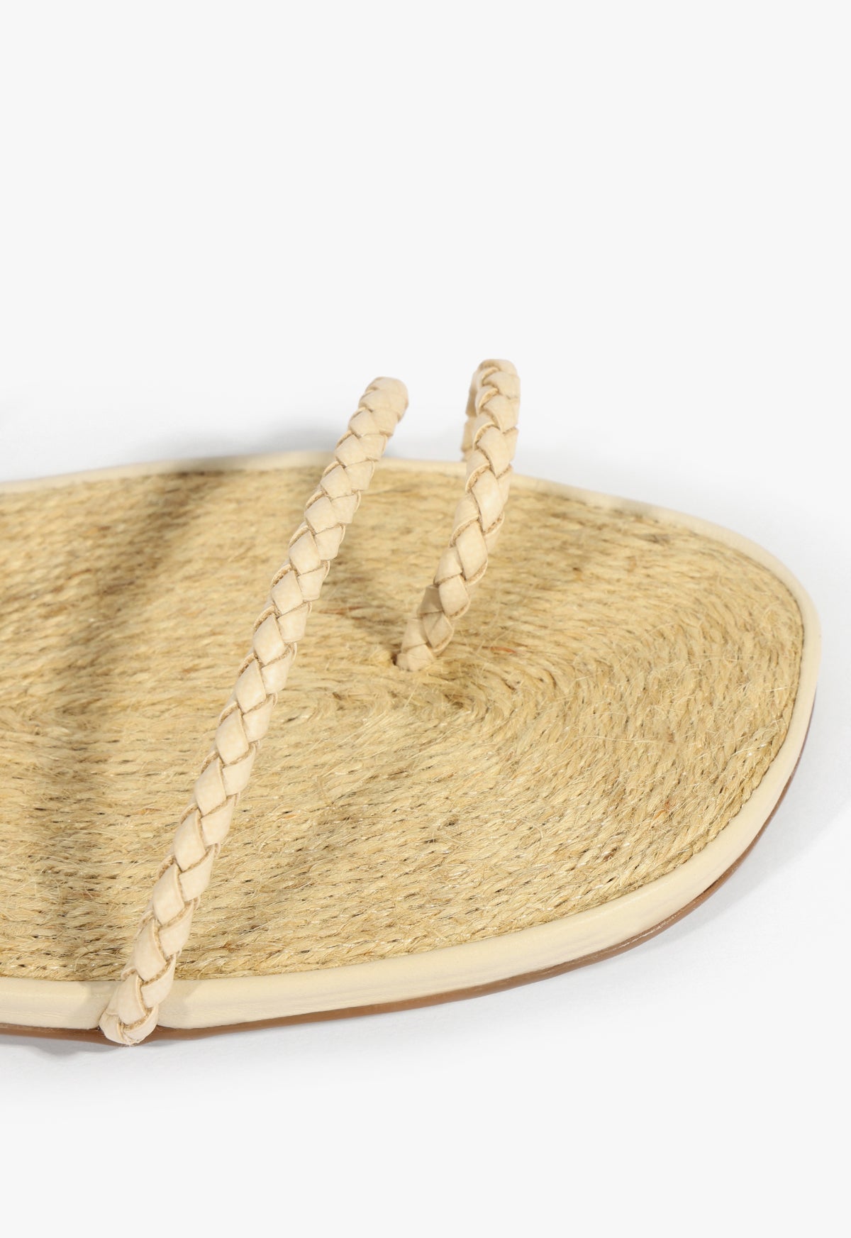 Kaya Beige Leather Flat Sandal SUMMER 25 - Schutz Shoes