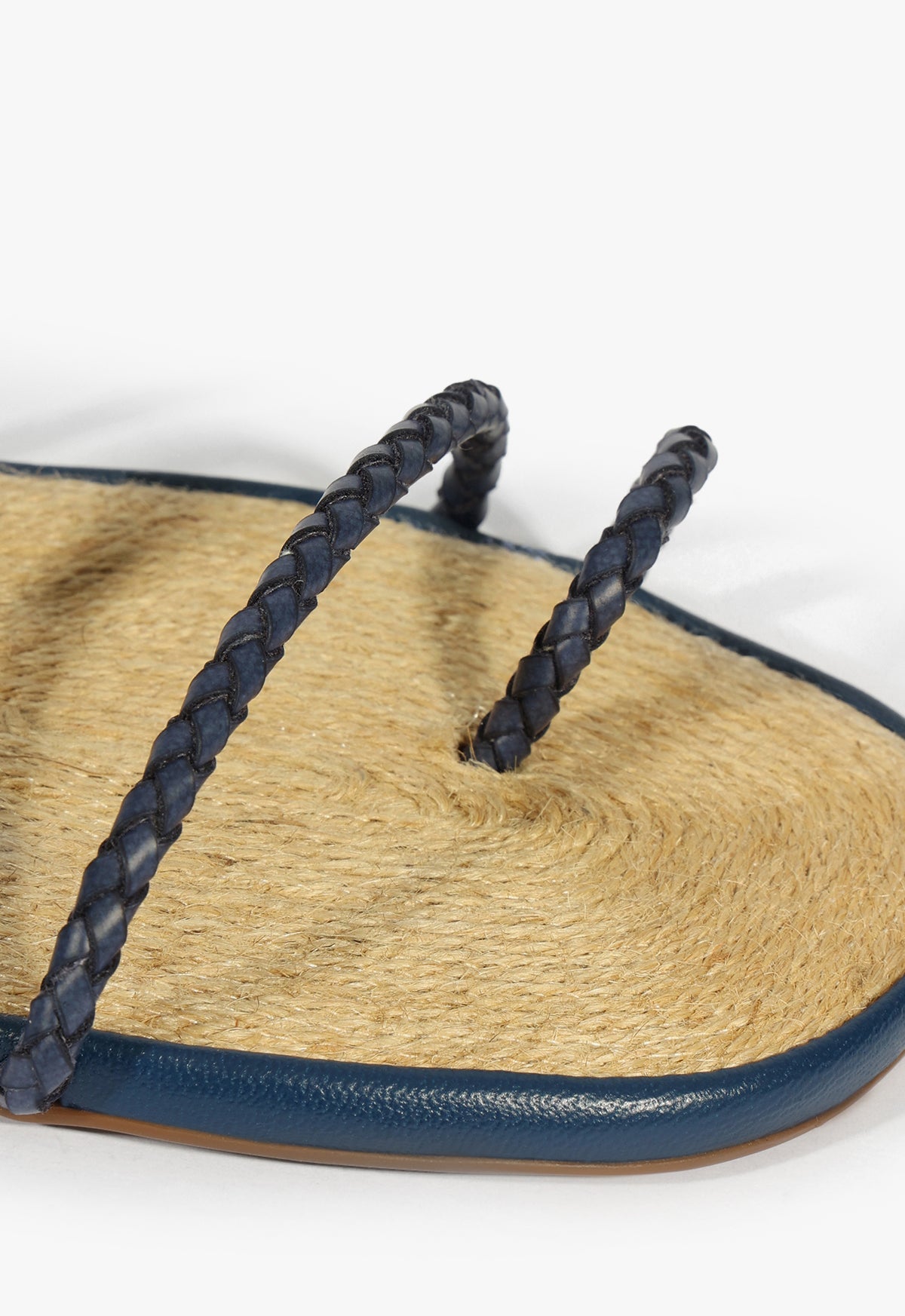 Kaya Blue Leather Flat Sandal SUMMER 25 - Schutz Shoes
