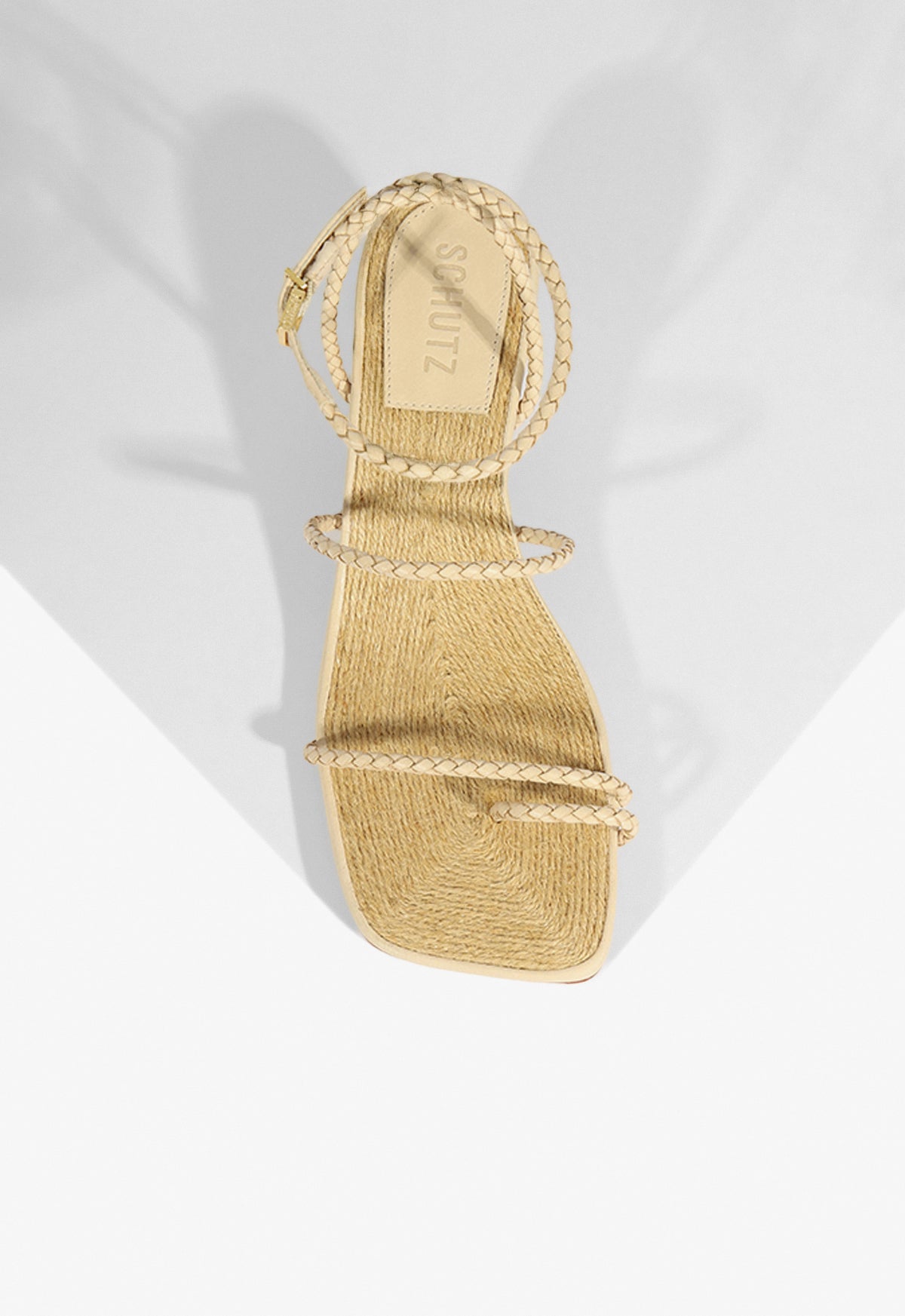 Kaya Straw Mid Sandal SUMMER 25 - Schutz Shoes