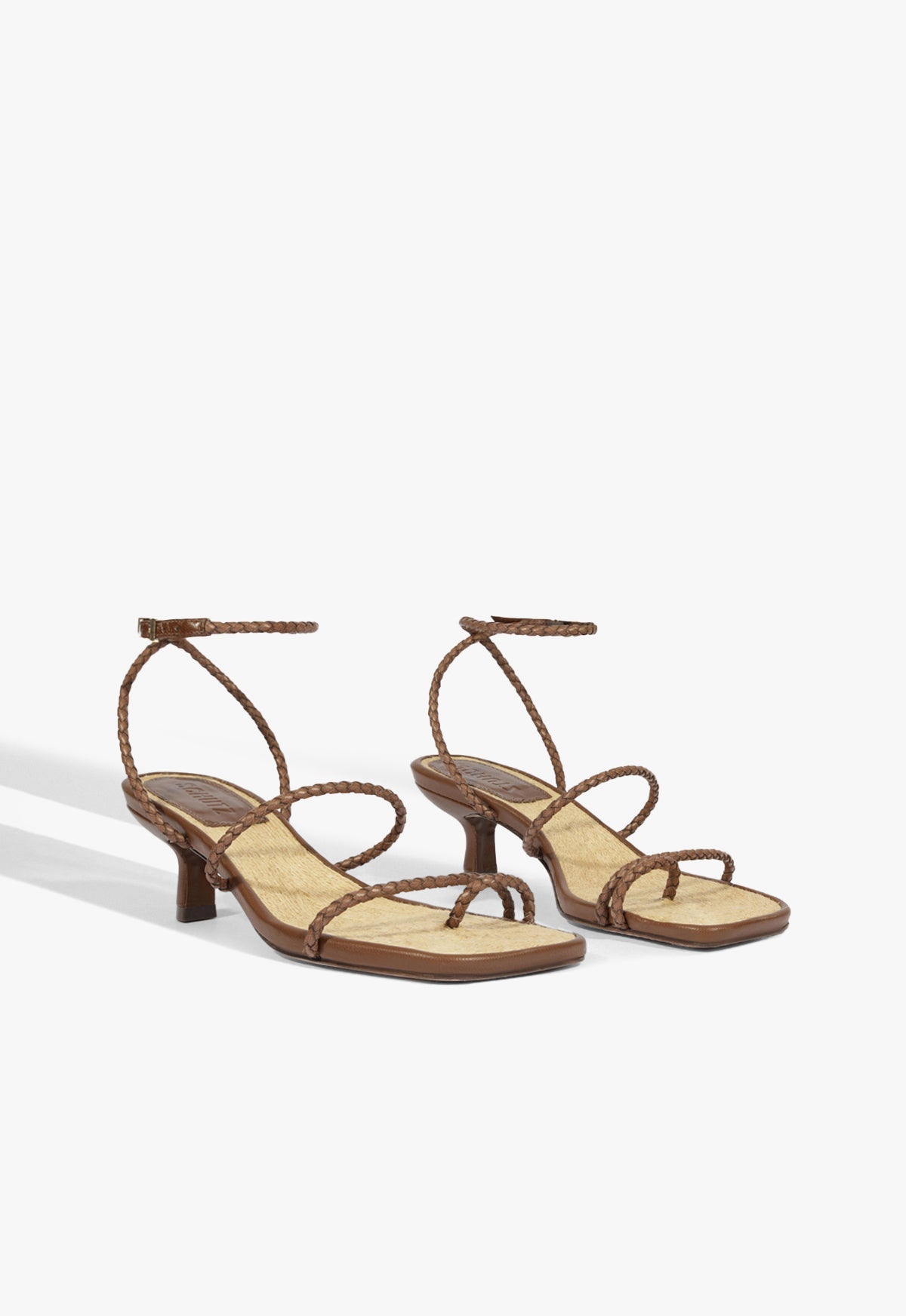 Kaya Straw Mid Sandal SUMMER 25 - Schutz Shoes