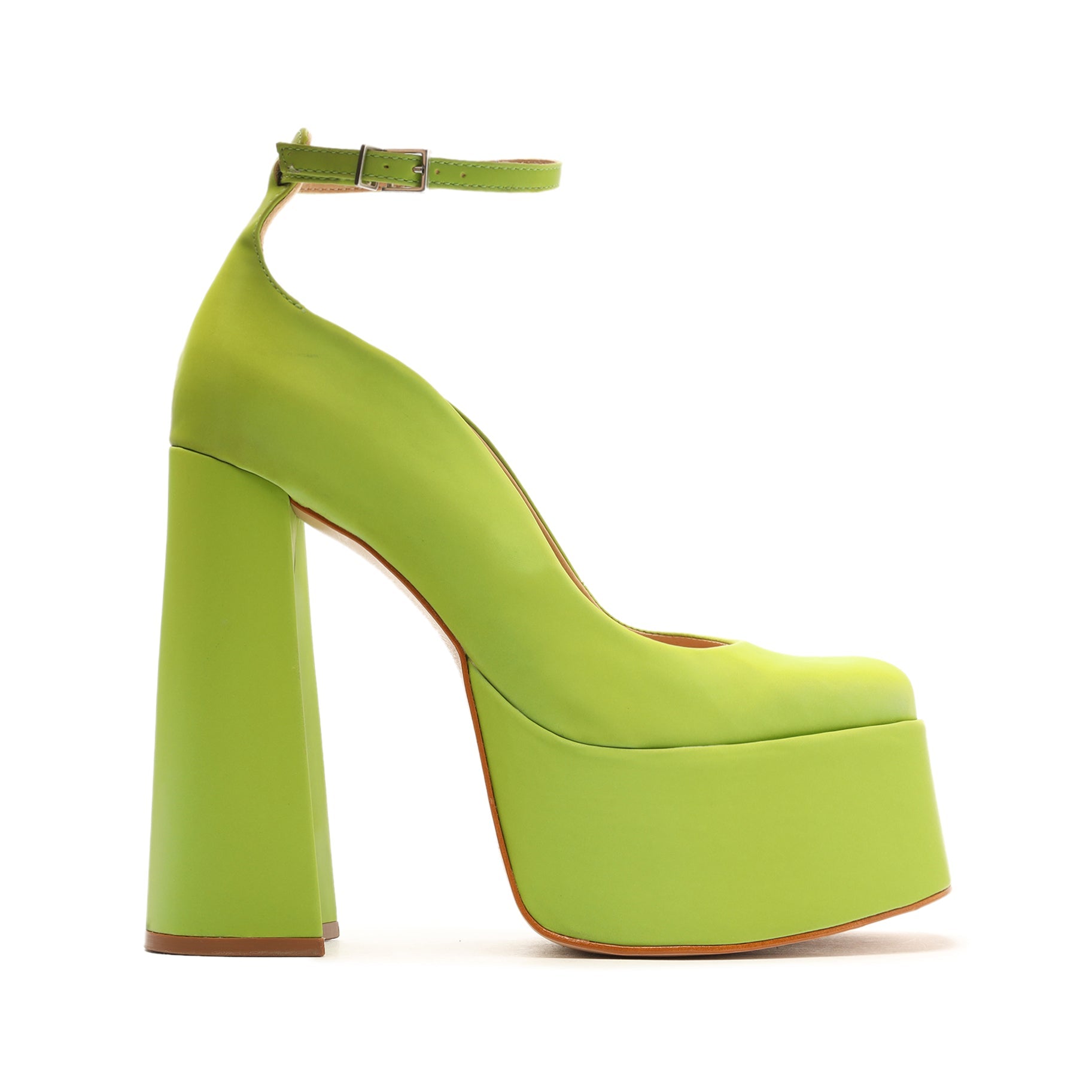 Darlene Pump OLD 5 Green Synthetic Fabric - Schutz Shoes