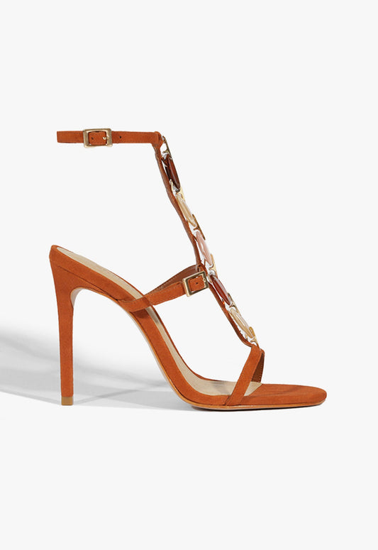Cassandra Sandal SPRING 25 5 Brown Suede - Schutz Shoes