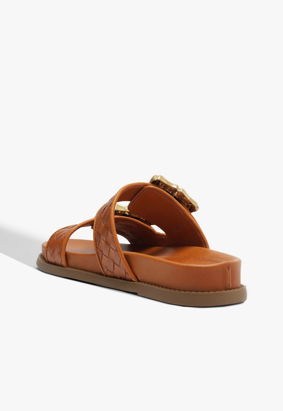 Enola Sporty Woven Leather Sandal RESORT 25 - Schutz Shoes