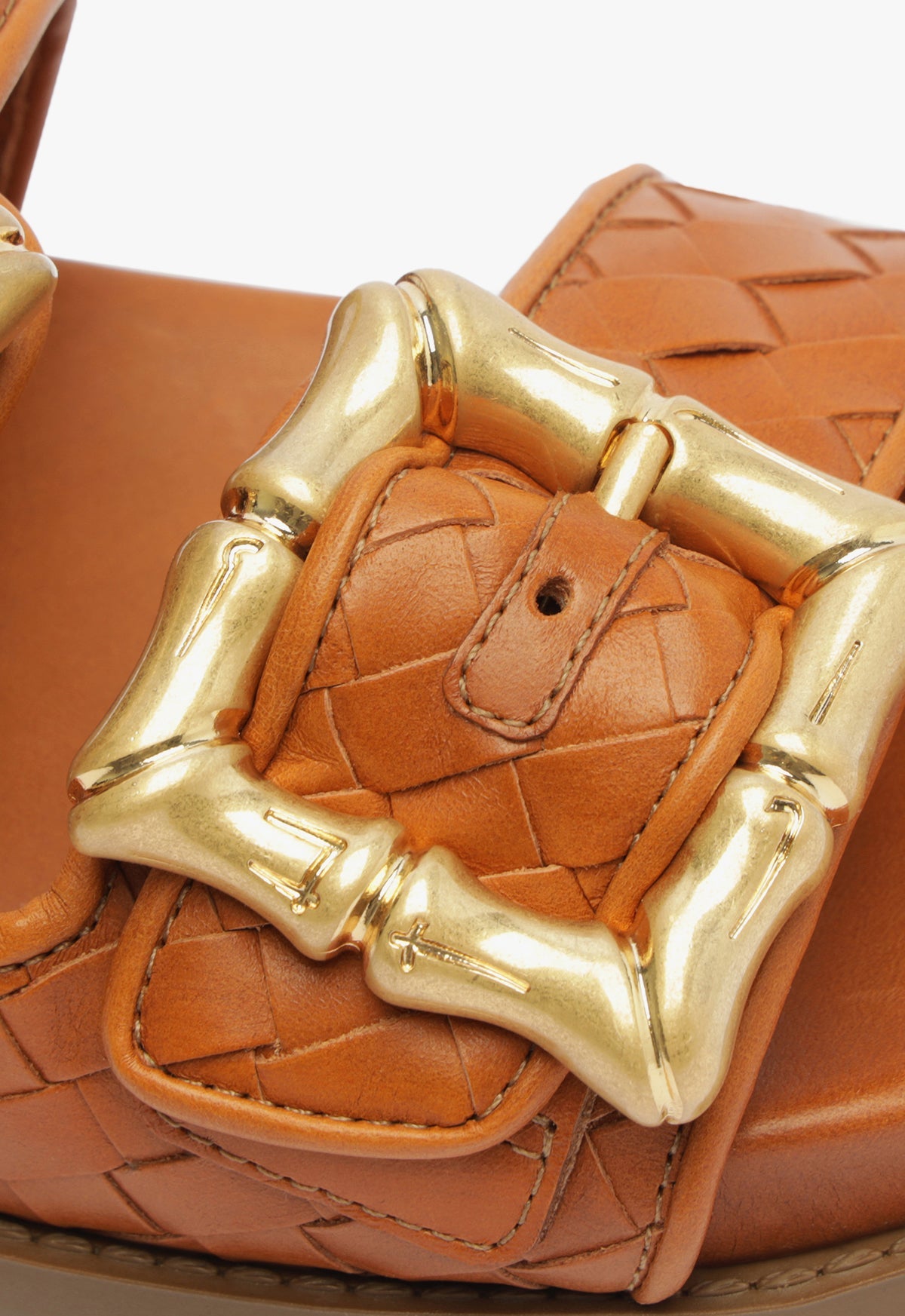 Enola Sporty Woven Leather Sandal RESORT 25 - Schutz Shoes