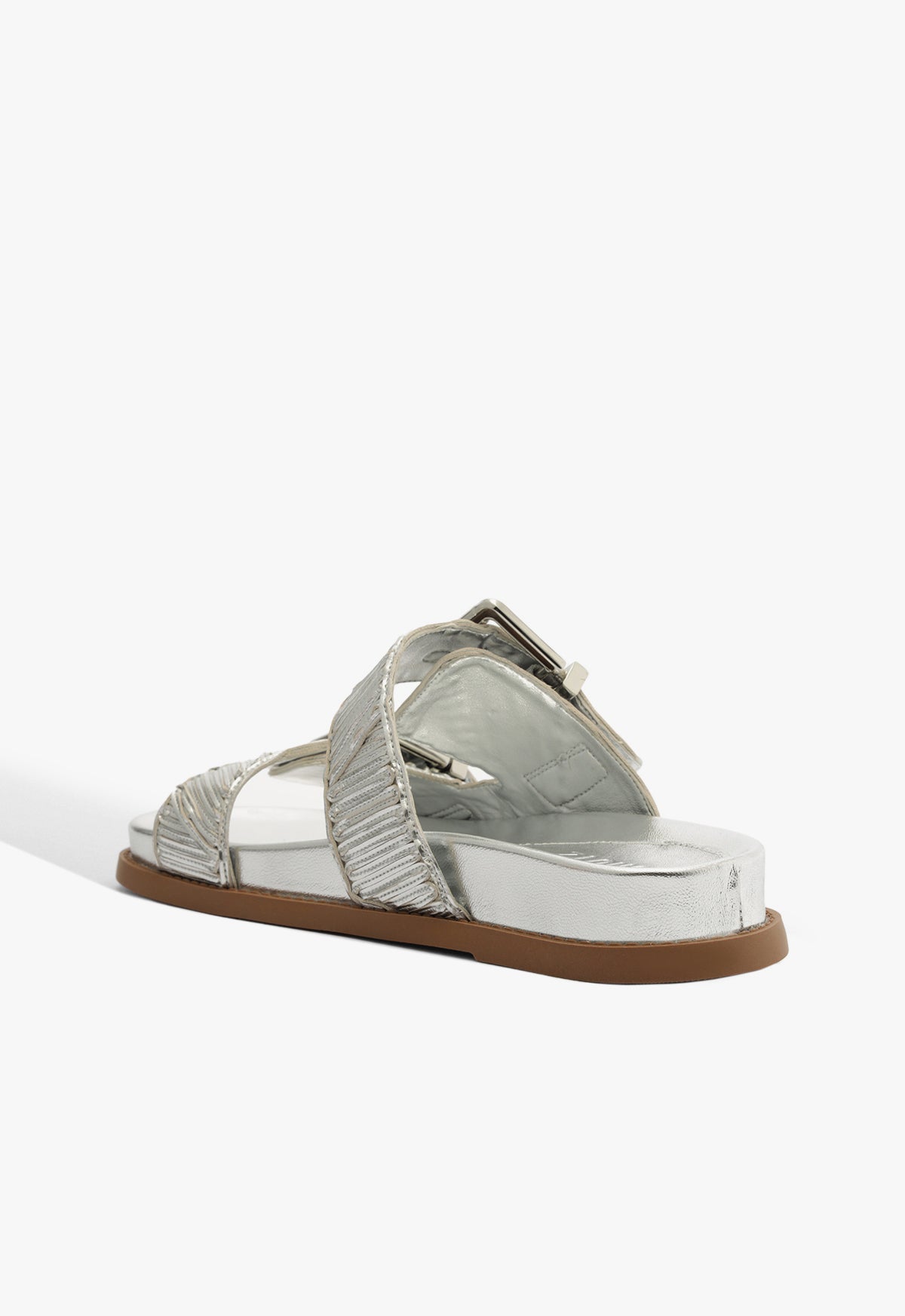 Lupita Buckle Sporty Metallic Sandal RESORT 25 - Schutz Shoes