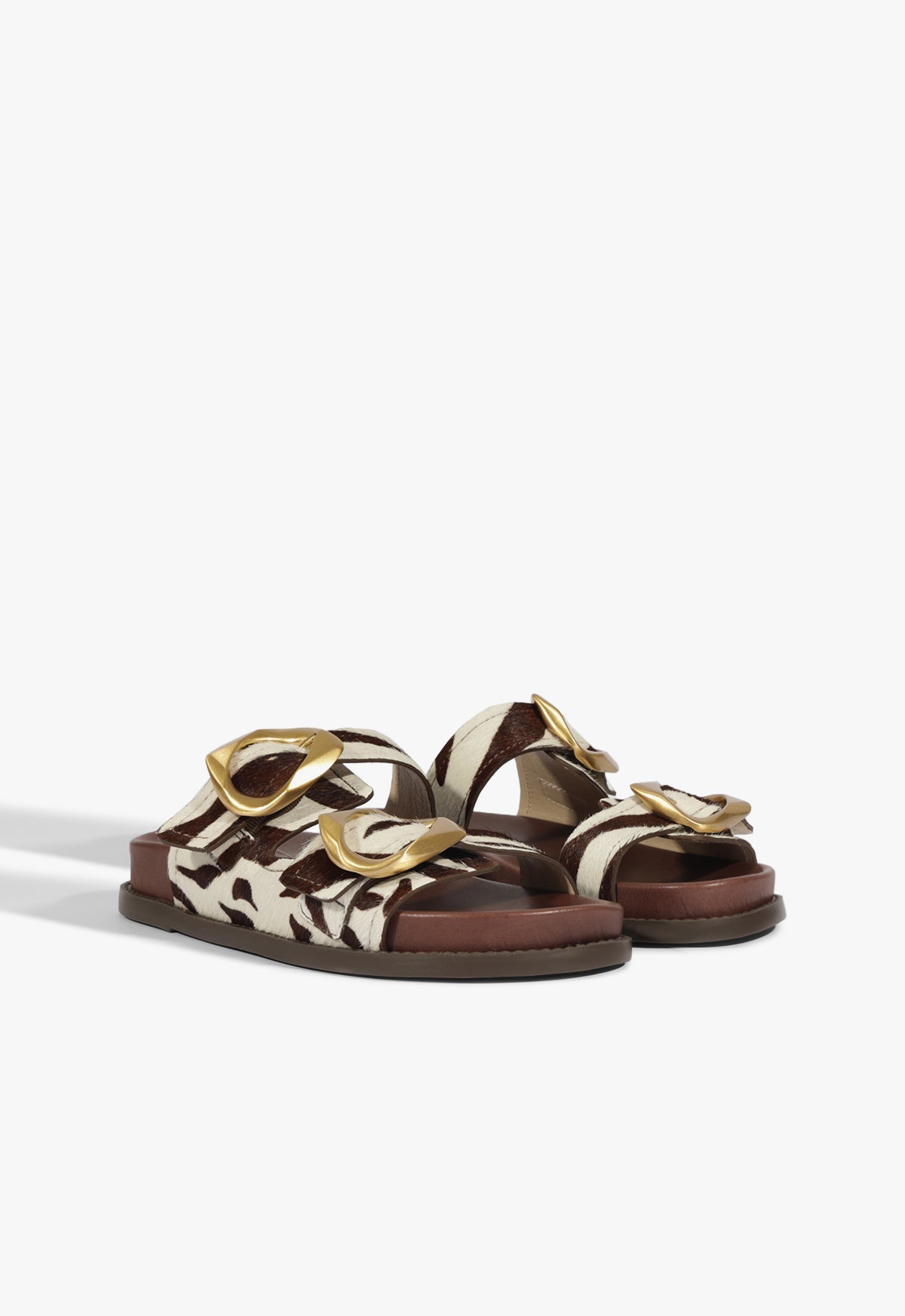 Olga Animal Print Leather Sporty Sandal HIGH SUMMER 25 - Schutz Shoes