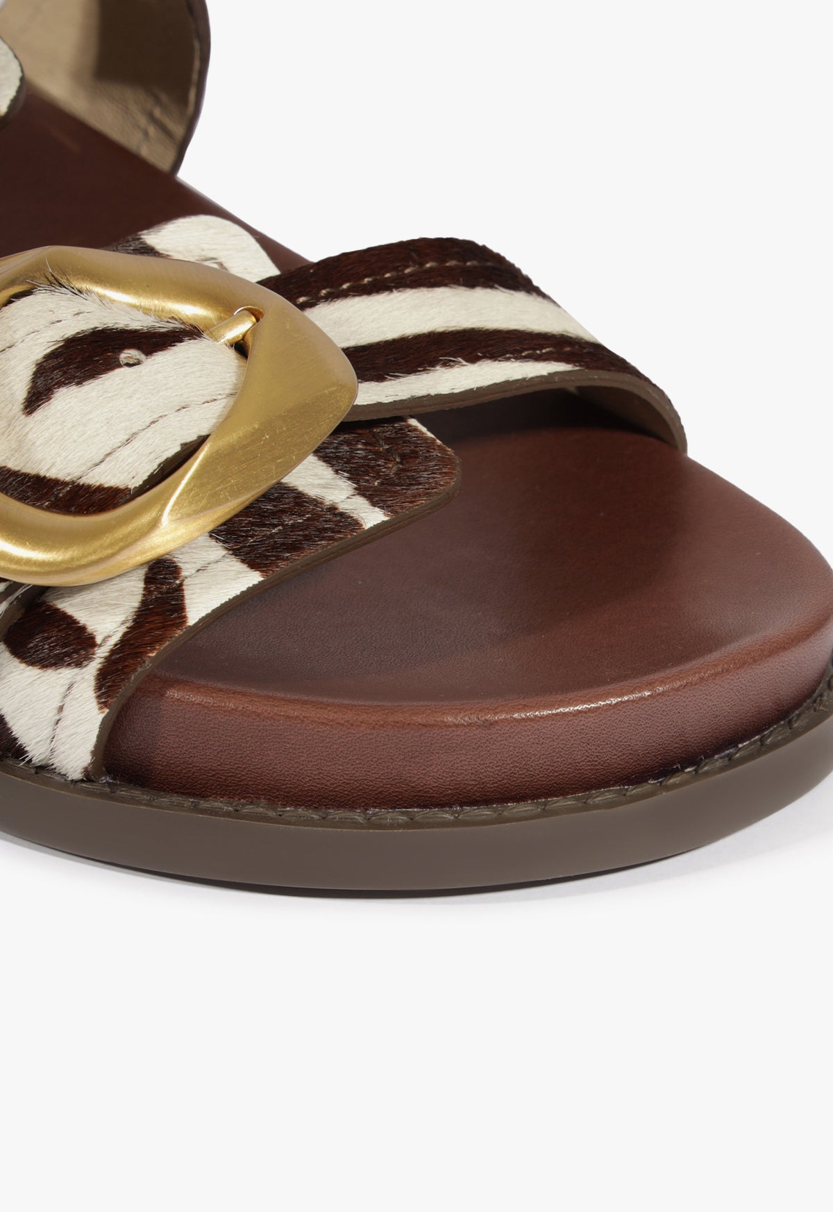 Olga Animal Print Leather Sporty Sandal HIGH SUMMER 25 - Schutz Shoes